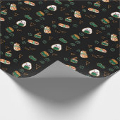 Kawaii Sushi Party Wrapping Paper Cute Schattig Cadeaupapier (Hoek)