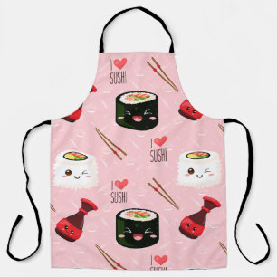 Kawaii Sushi Pattern Light Roze Schort