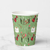 Kawaii Sushi Pattern Papieren Bekers (Rechts)