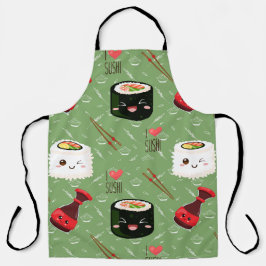 Kawaii Sushi Pattern Schort