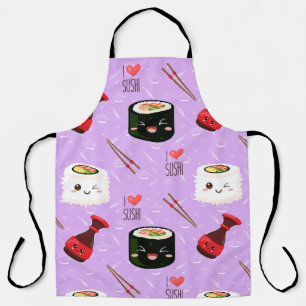 Kawaii Sushi Pattern Schort