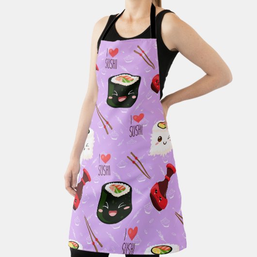 Kawaii Sushi Pattern Schort (Insitu)