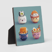 Kawaii Sushi & Ramen Bemanning Fotoplaat (Voorkant)
