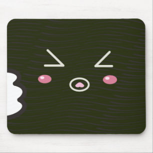 Kawaii Sushi Roll "Close-up" met Bitemark Muismat