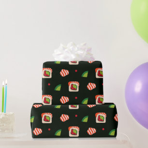 Kawaii sushi rollen, sushi patroon cadeaupapier
