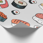 kawaii sushi rolls cadeaupapier (Hoek)