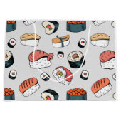 kawaii sushi rolls Gift Bag Groot Cadeauzakje (Voorkant)
