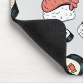 Kawaii Sushi Rolls Pattern Slip-On Sneakers Muismat (Hoek)