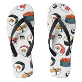 Kawaii Sushi Rolls Pattern Slip-On Sneakers Teenslippers (Voetbed)