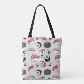 kawaii sushi rolls tote bag (Achterkant)