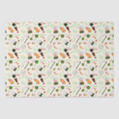 Kawaii Sushi Romantisch Tissuepapier (Voorkant)