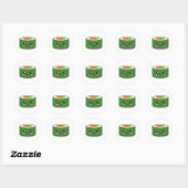 Kawaii Sushi Ronde Sticker (Vel)