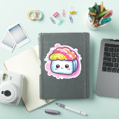 Kawaii Sushi | Schattig eten | Japanse keuken Sticker (iPad Cover)