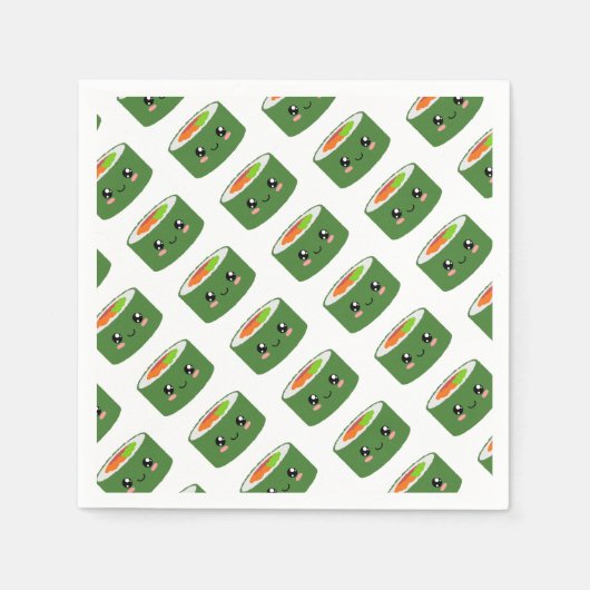 Kawaii Sushi Servet (Voorkant)