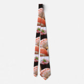 Kawaii Sushi Set – Cute Nigiri Tie Stropdas (Achterkant)