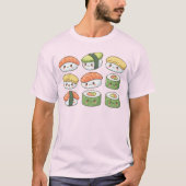 Kawaii Sushi Squad T-shirt (Voorkant)