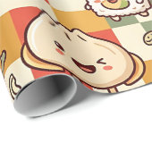 Kawaii Sushi Taco Pizza Inpakpapier (Rol Hoek)