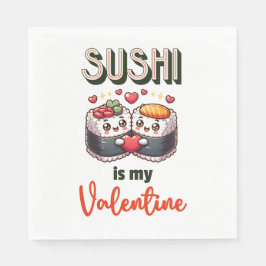 Kawaii Sushi Valentijn Servet