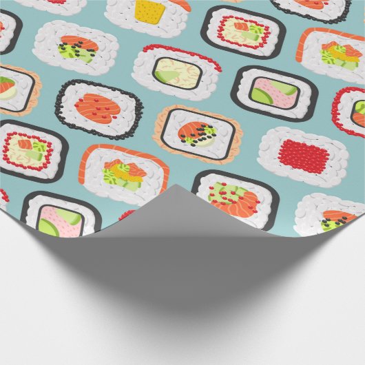 Kawaii Sushi - Verpakkingspapier Cadeaupapier (Hoek)