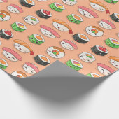 Kawaii Sushi - Verpakkingspapier Cadeaupapier (Hoek)