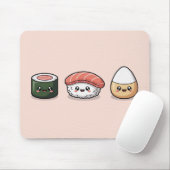 Kawaii Sushi Vrienden Muismat (Met muis)