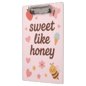 Kawaii Sweet Girl Pink Bee Aesthetic – Cute Design Klembord (Links)