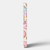Kawaii Sweet Treats Pattern - Glimlachende cupcake Case-Mate iPhone Case (Achterkant / Links)