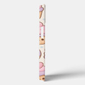 Kawaii Sweet Treats Pattern - Glimlachende cupcake Case-Mate iPhone Case (Achterkant / Rechts)