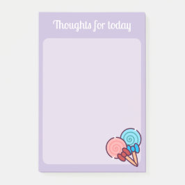 Kawaii Sweets Lollipops Post-it® Notes