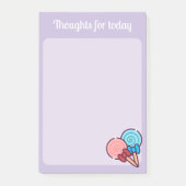 Kawaii Sweets Lolly's Post-it® Notes (Voorkant)
