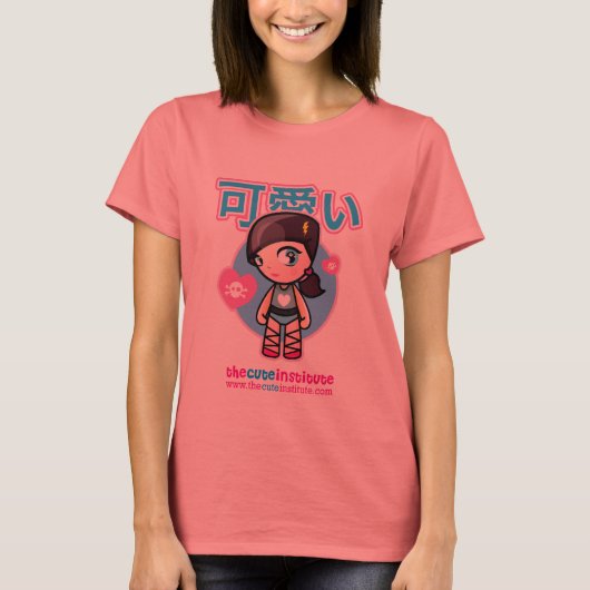 kawaii t-shirt met korte mouw (Voorkant)