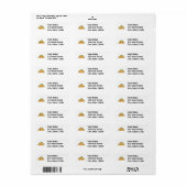 Kawaii Taco Etiket (Full Sheet)