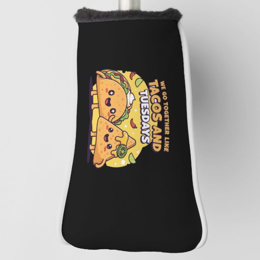 Kawaii Taco & Nacho | We gaan samen als taco's Golfheadcover (Draai 90)