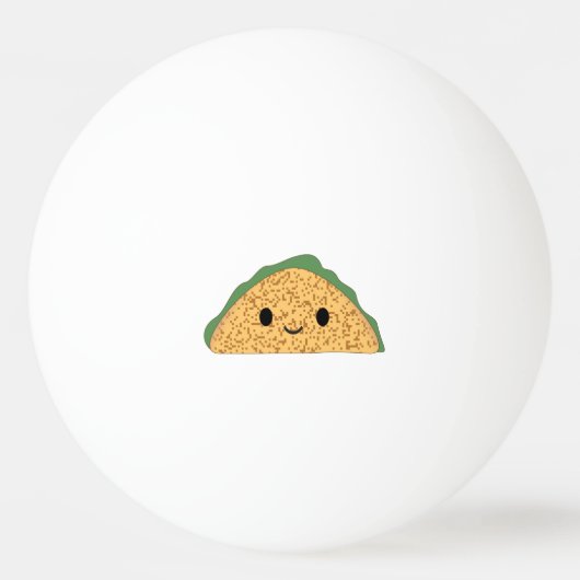Kawaii Taco Pingpongbal (Voorkant)