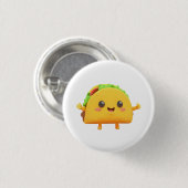 Kawaii Taco Ronde Button 3,2 Cm (Voorkant /achterkant)