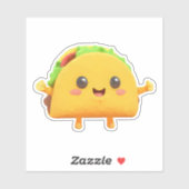 Kawaii Taco Sticker (Vel)