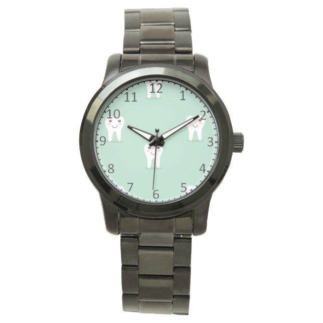 Kawaii-tand Horloge (Voorkant)