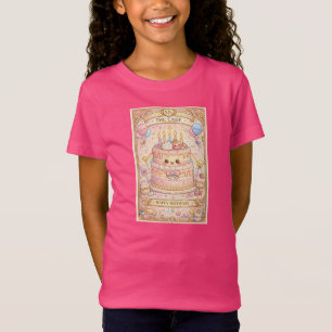 Kawaii Tarot Verjaardag “De Cake” Pastel schattig T-shirt