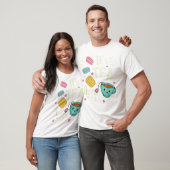 Kawaii Tea Cookie Macarons Tea Time TShirt (Unisex)