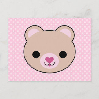 Kawaii Teddy Bear Cute Briefkaart