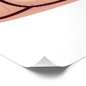 Kawaii Teddy Bear Knuffel Poster (Hoek)