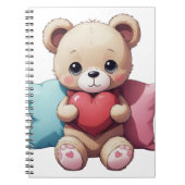 Kawaii Teddy Bear Notitieboek (Voorkant)