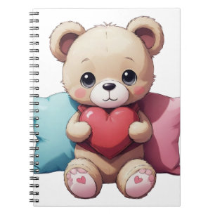 Kawaii Teddy Bear Notitieboek