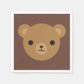 Kawaii Teddy Bear Servet (Voorkant)
