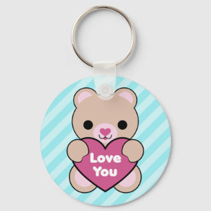 Kawaii Teddy Bear Sleutelhanger