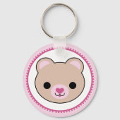 Kawaii Teddy Bear Sleutelhanger (Voorkant)