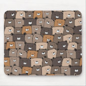 Kawaii teddy Bears Muismat (Voorkant)