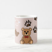 Kawaii Teddybeer Illustratie Koffiemok (Center)