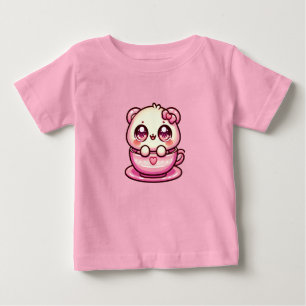 Kawaii Teddybeer in een beker