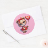Kawaii Teddybeer Sticker – Cute Zoete Design (Envelop)